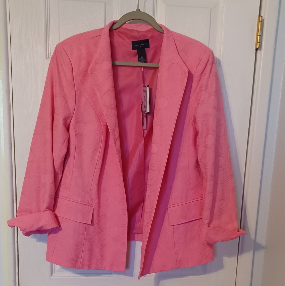 NWT- Investments blazer, size 18W.